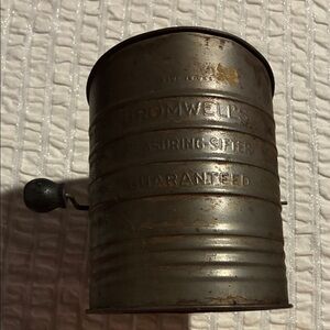 Vintage Bromwell's Flour Sifter